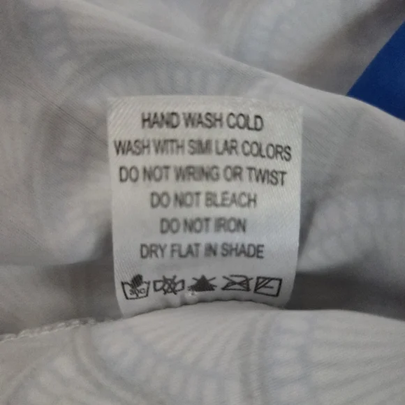 CABANA LIFE Tunic Top Blue Clamshell Large - Picture 7 of 8